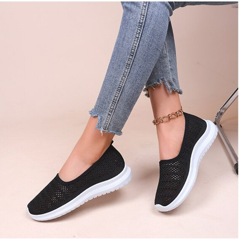 Knitted Fabric Lightweight Loafers