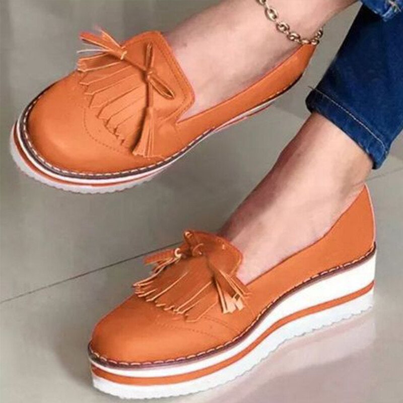 Bowknot Loafers Slip On Flat