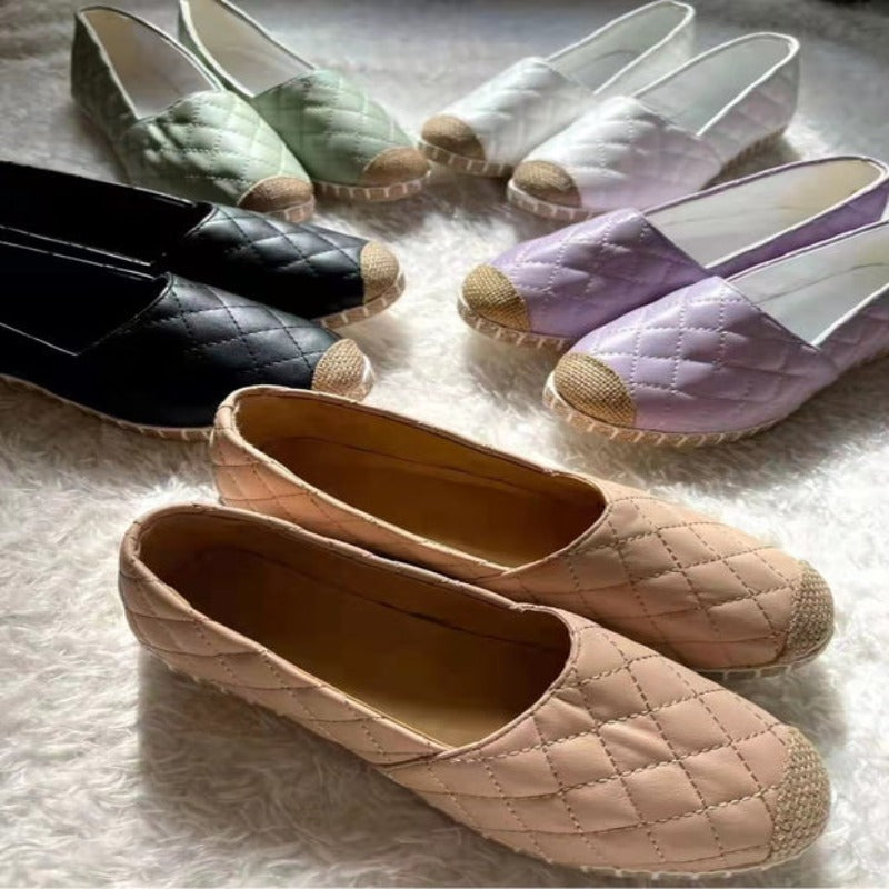 Quality Leather Slip On Flat Shoes