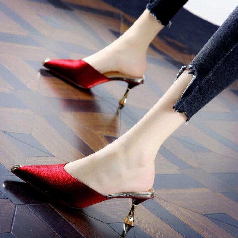 Buckle Strap Stiletto Heel