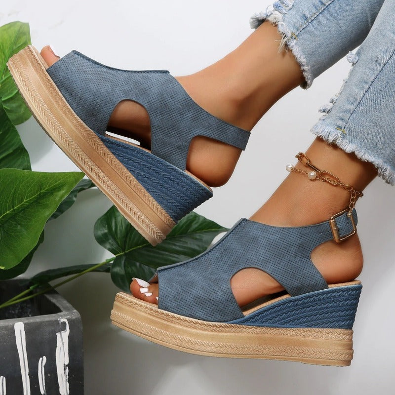 Summer Women Wedges High Heels Sandals