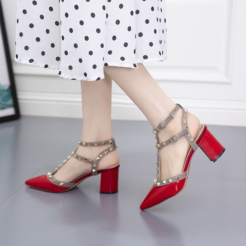 Summer High Heels Valentine Pointed Toe Pumps For Women's