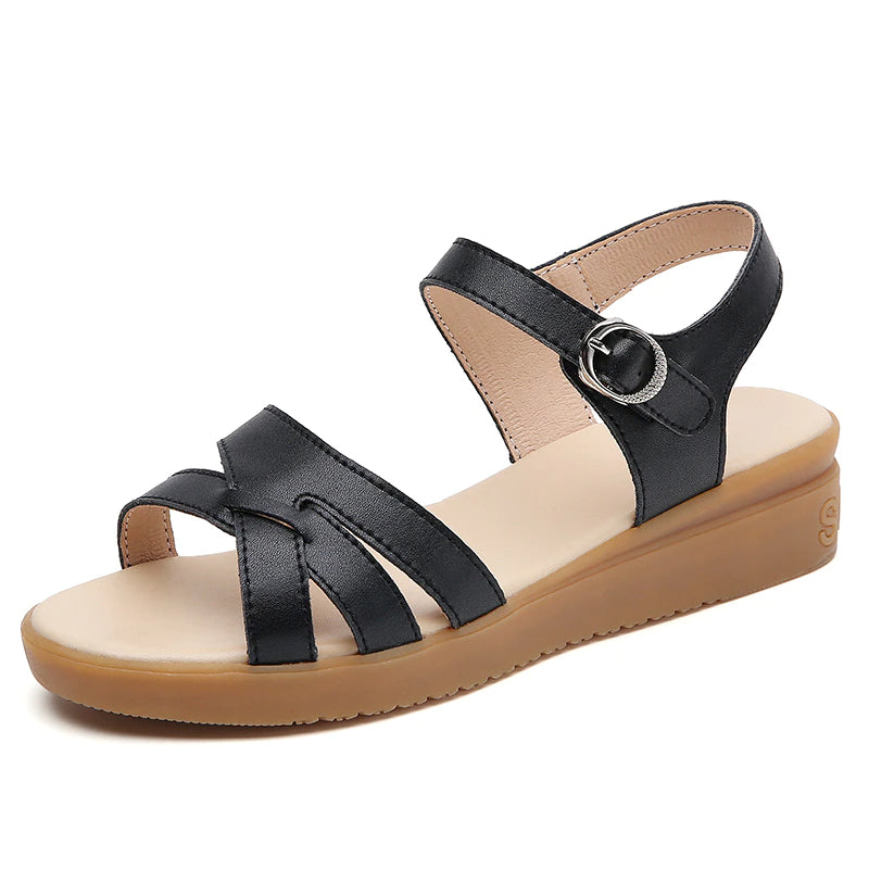 Waterproof Round Female Casual Sandal