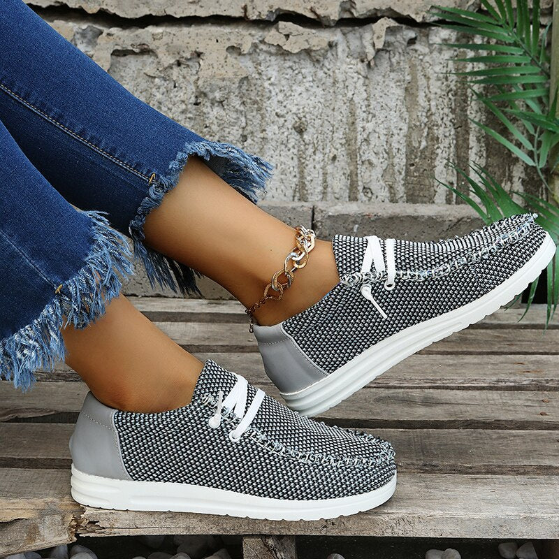 Women's Knitted Mesh Sneakers