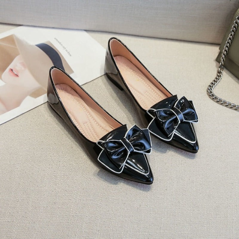 Pointed Leather Women's Shoes