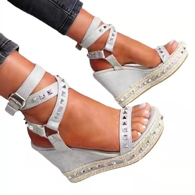 Ladies Platform Gladiator Sandals