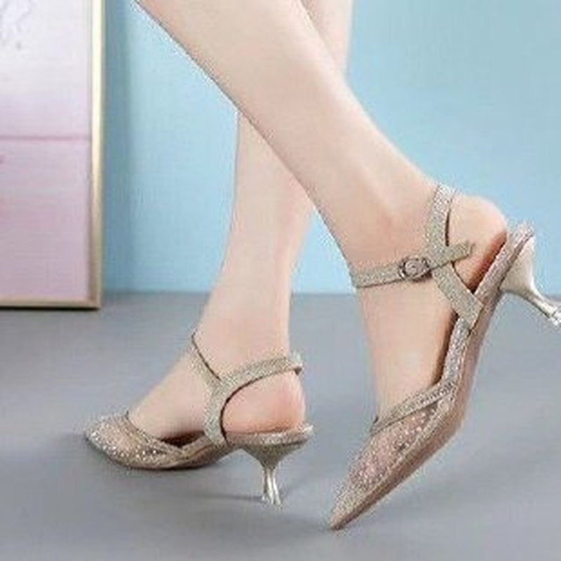 Mesh High Heels Shoes