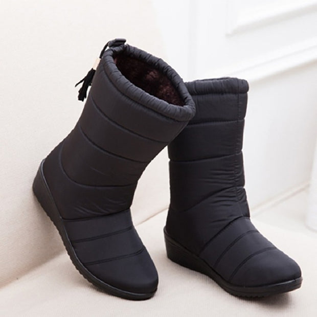 Women Booties Plush Warm