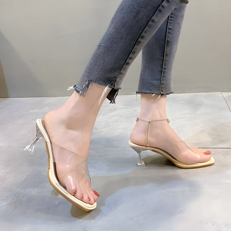 Women's Shoes Transparent Crystal Casual Sandals