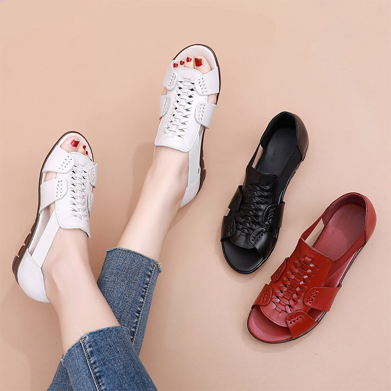 Women Slip On Casual Flat Sandals