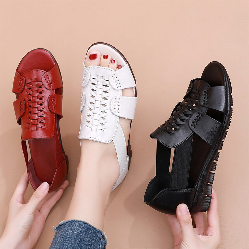 Women Slip On Casual Flat Sandals