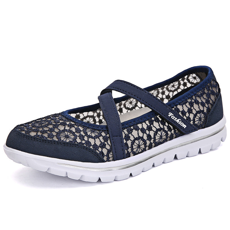 Women's Mesh Flat Walking Shoes