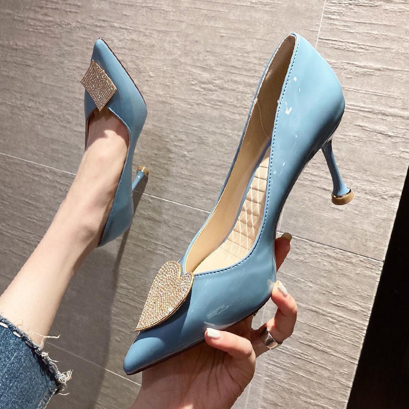 Buckle Stiletto Pointed Toe High Heels