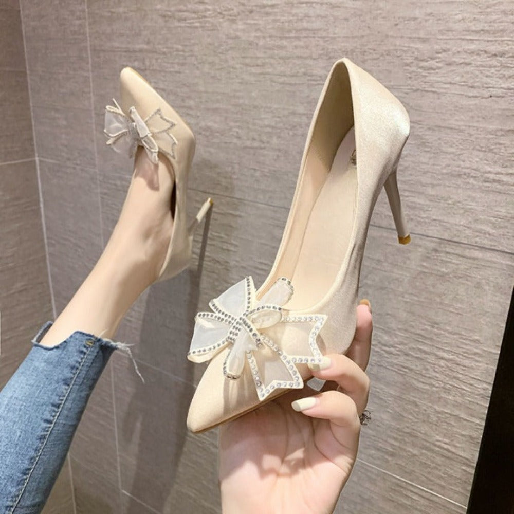 Bowknot High Heels for Women