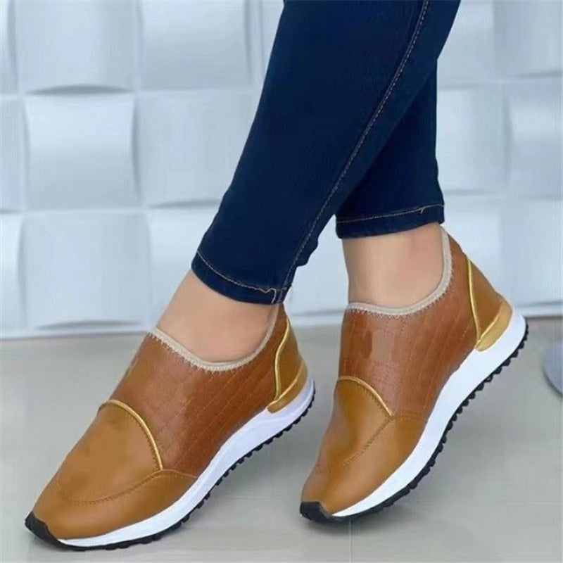 Solid Color Sneakers For Women