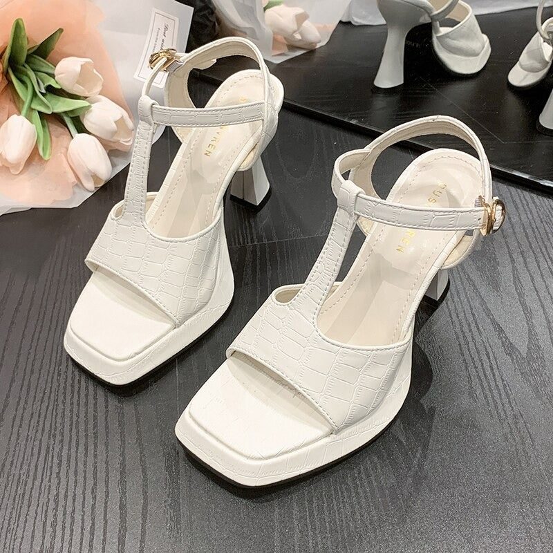 Thick High Heel Sandals