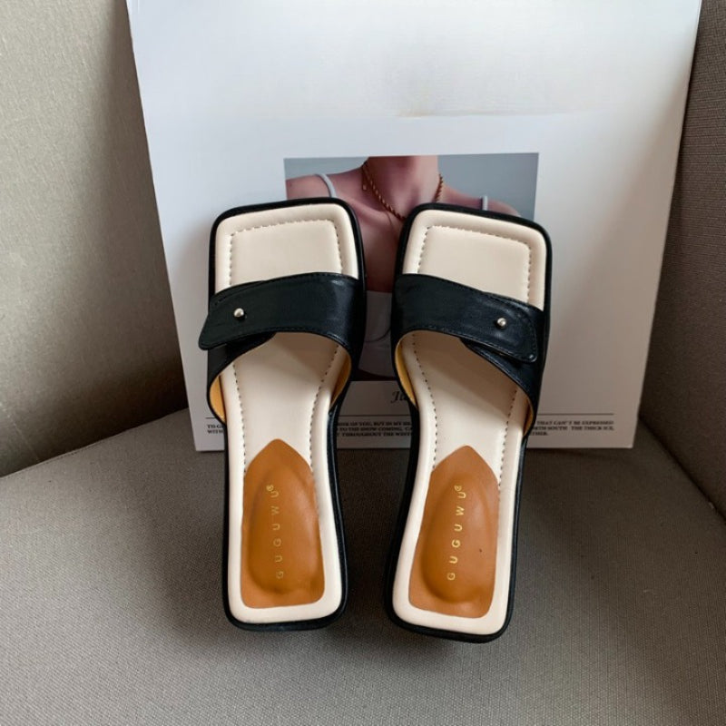 Women's Jelly Square Slides