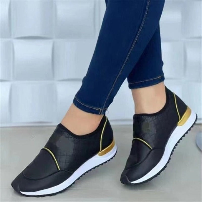 Solid Color Sneakers For Women