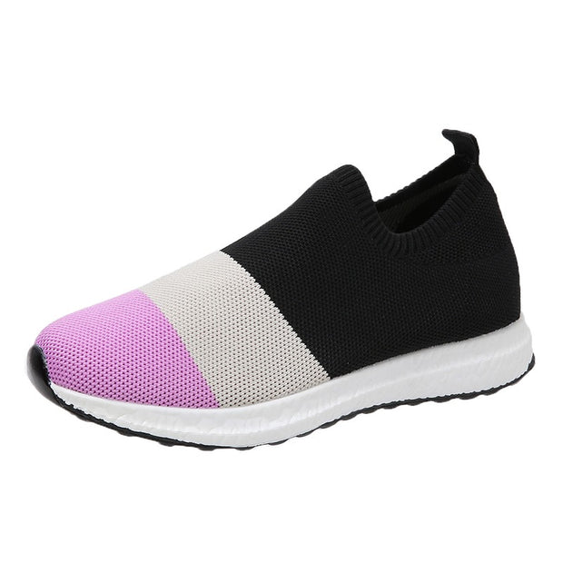 Women Knitted Flat Sneakers