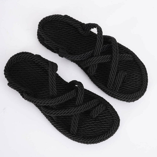 Rope Mesh Rome Sandals