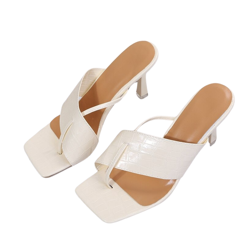 Woman Sandals Cross-tied Ankle Strap