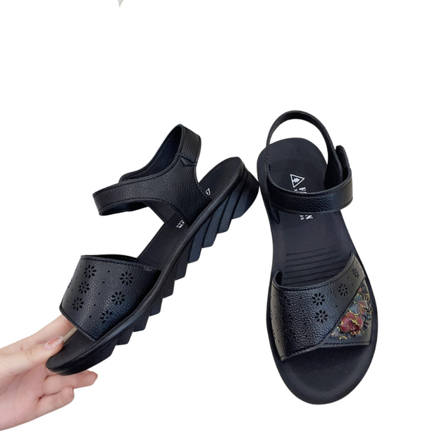 Women's Leather Soft Casual Sandals