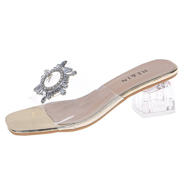 Women's Transparent Sandals High Heels