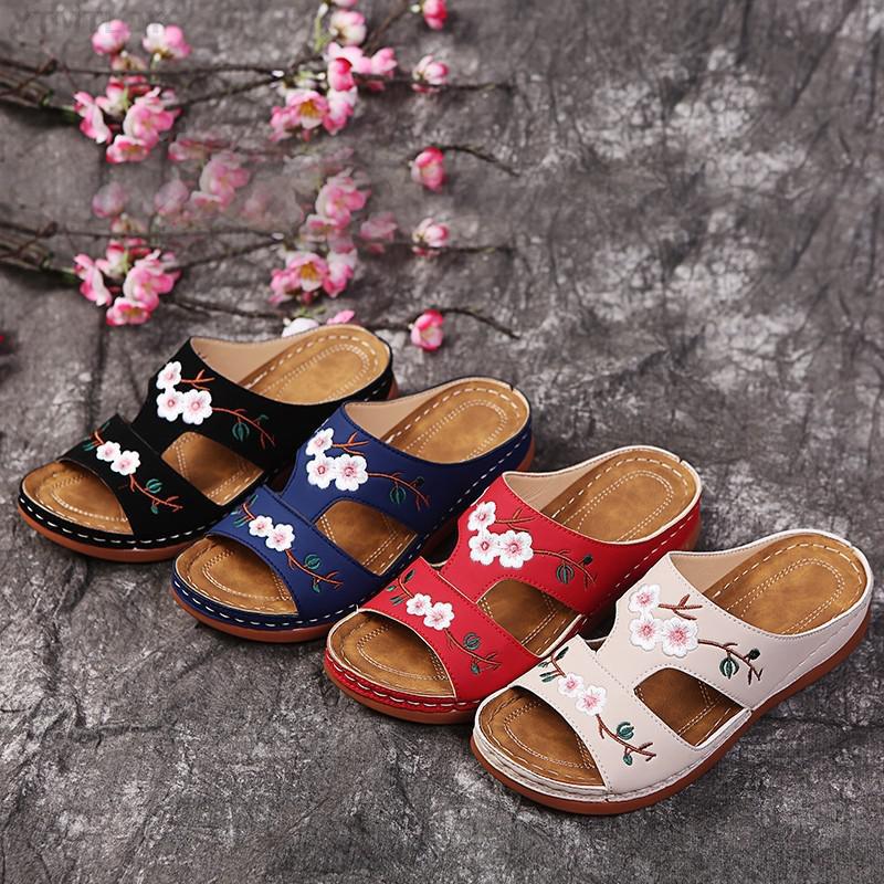 Women Flower Slippers