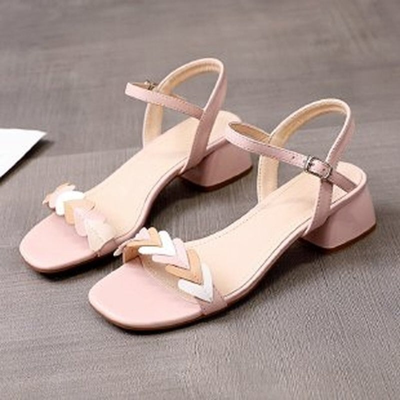 Women's Sandals French Square Toe