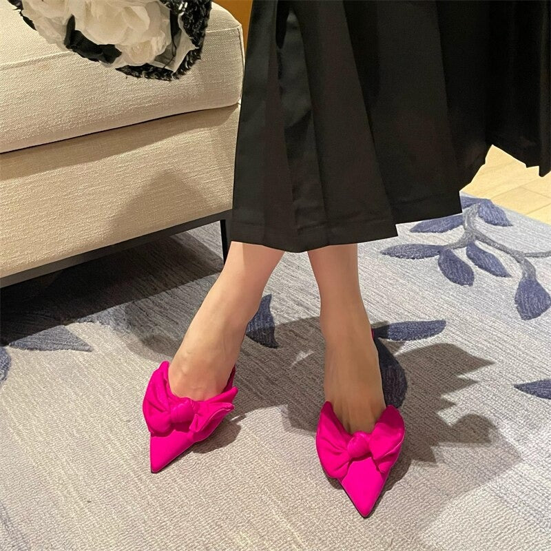 Women Slingback Sandals Pointed Toe