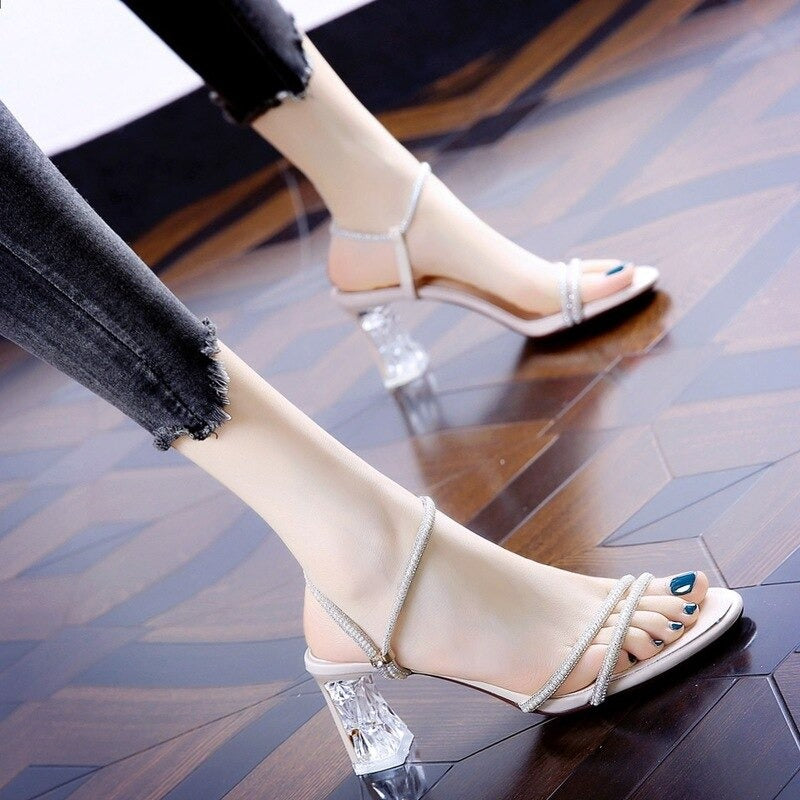 Buckle Strap Stiletto Heels