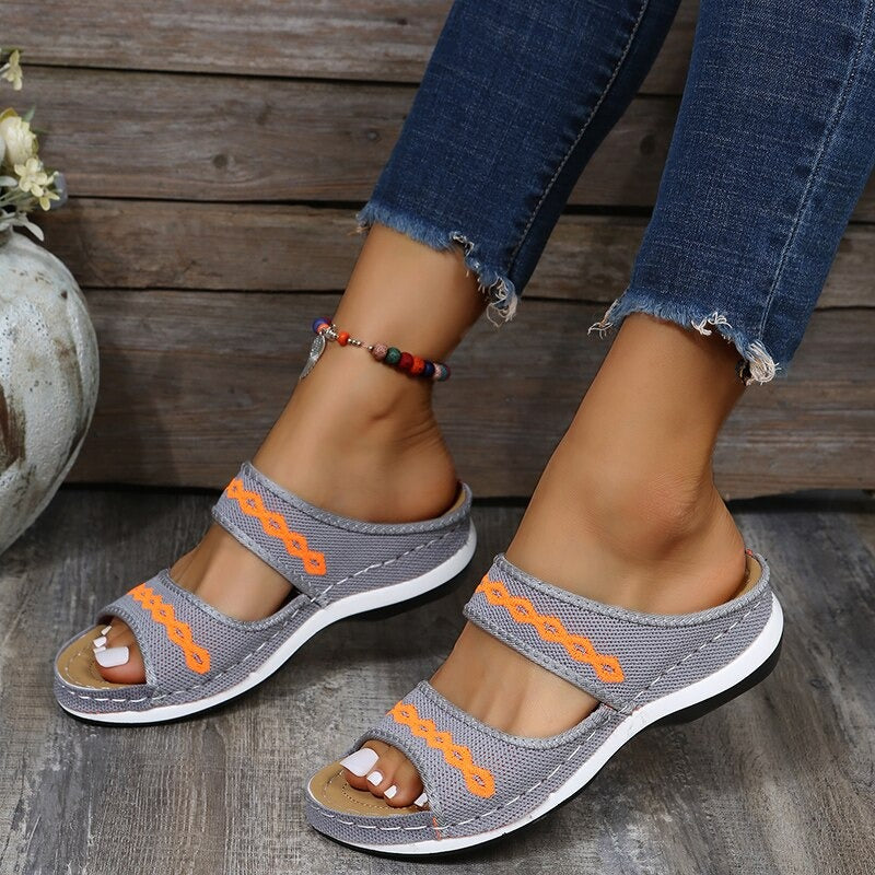 Woman  Casual Flat Open Toe Sandal