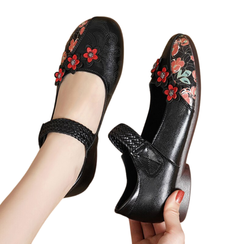 Spring Fashion Flower Flat Shoes