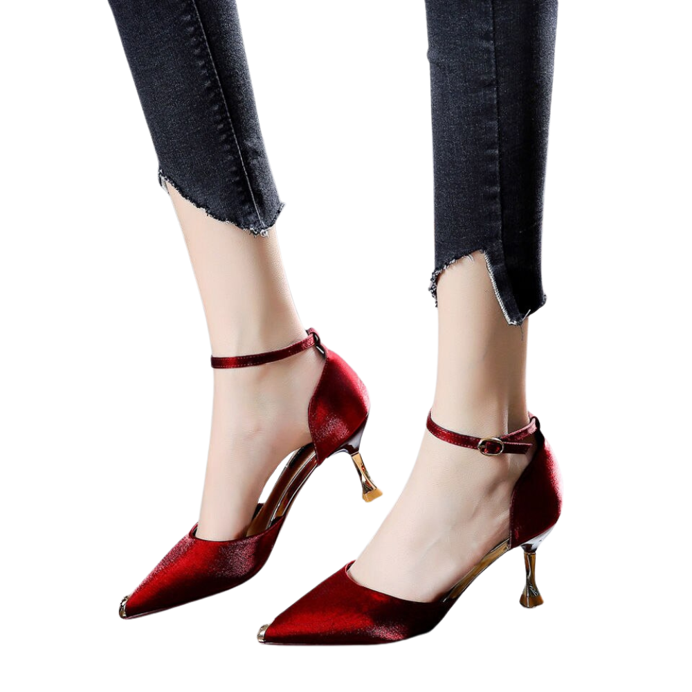 Buckle Strap Stiletto Heel