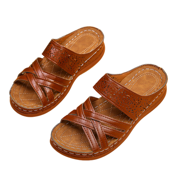 Leather Slippers For Ladies