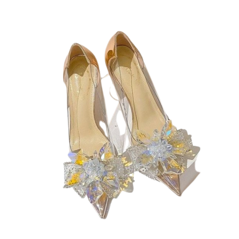 Transparent Heels For Weddings