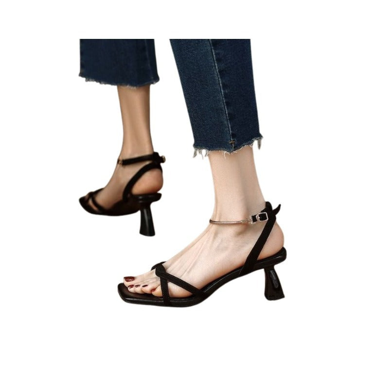 Elegant Squared Toe Sandals