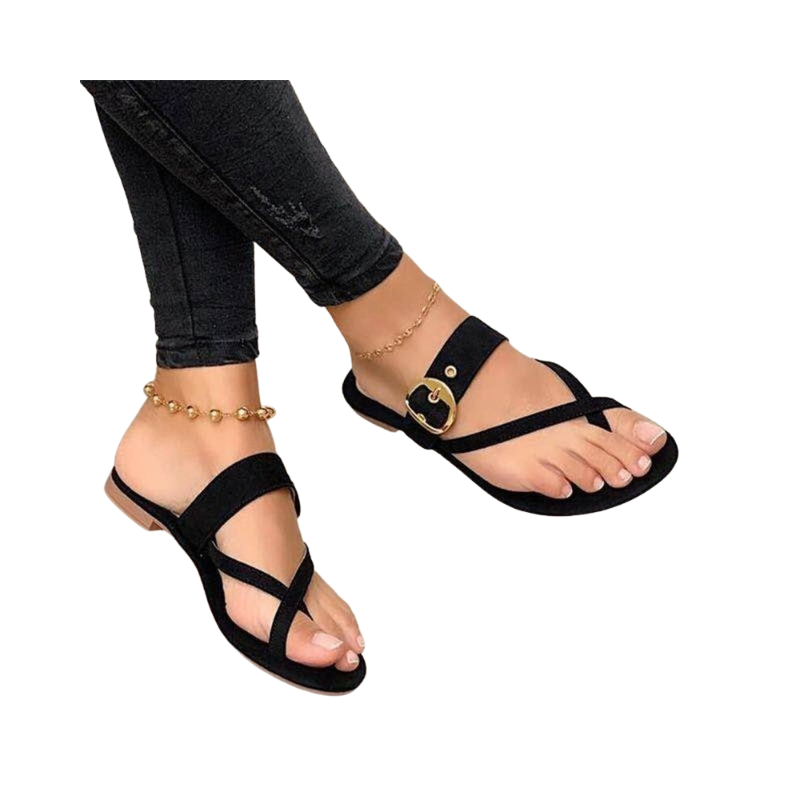 Clip Toe Flat Sandals