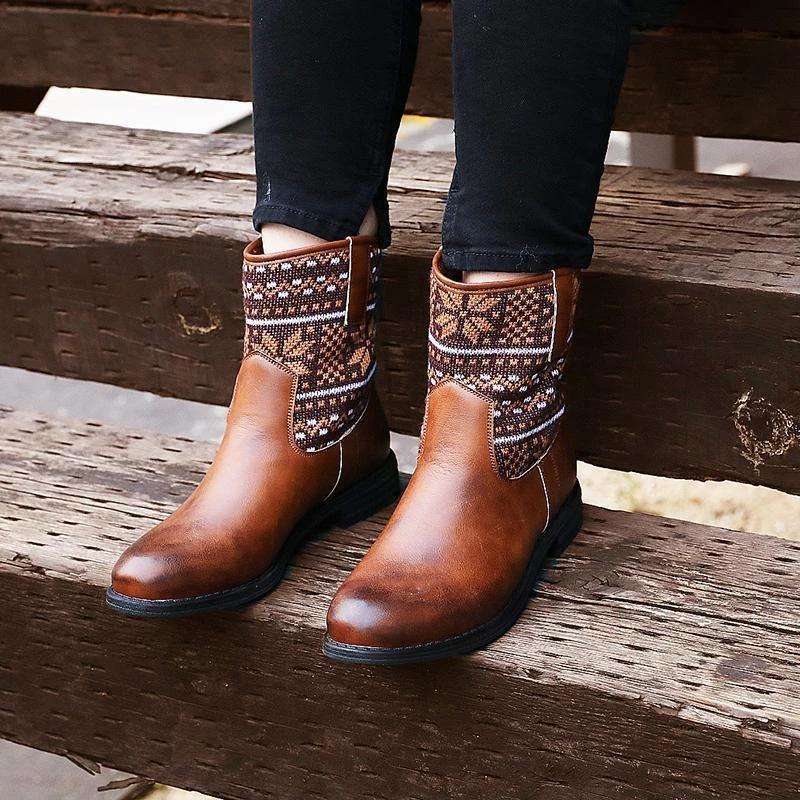 Boho Low Heel Boot