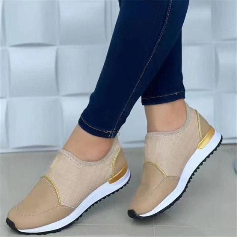 Solid Color Sneakers For Women