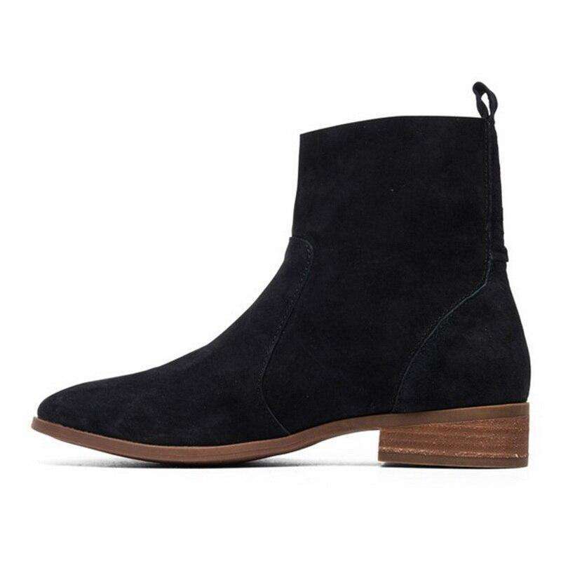 Suede Leather Ankle Boots