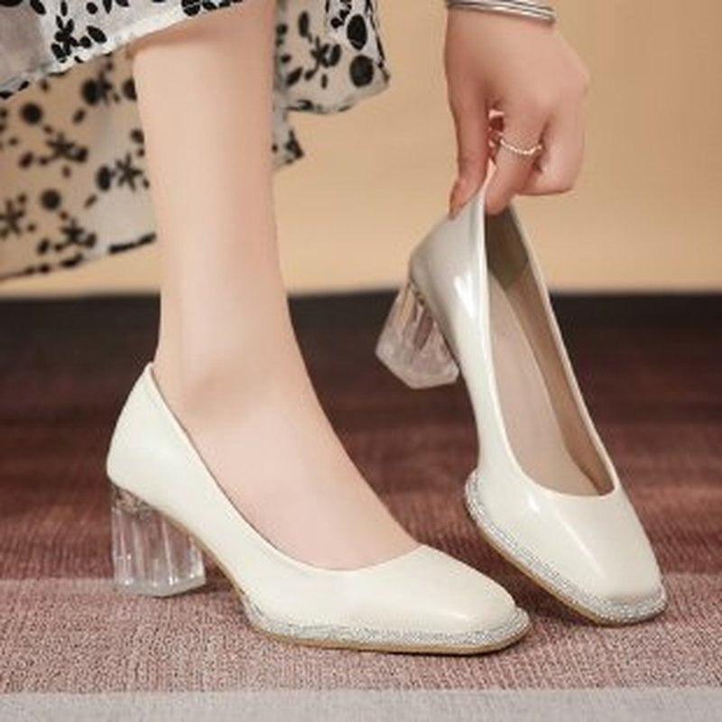 Women's Chunky Block High Heels