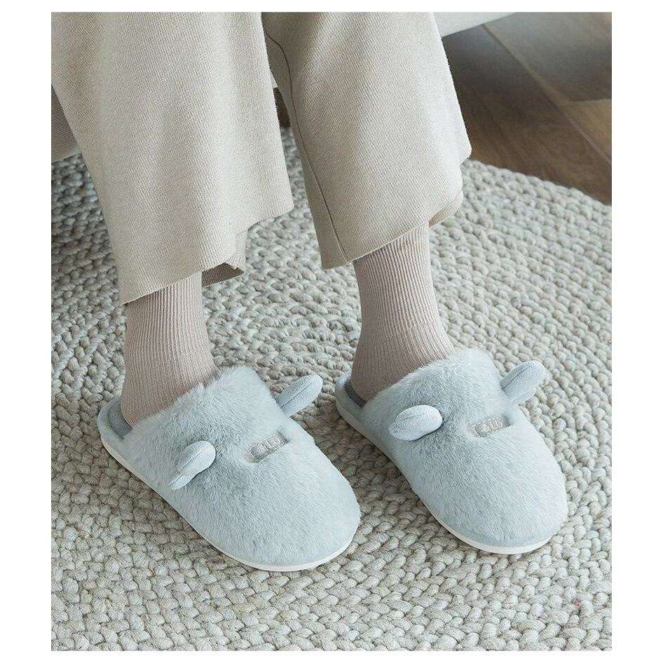 Cute Non-Slip Plush Women Slippers