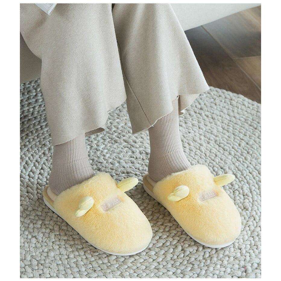 Cute Non-Slip Plush Women Slippers