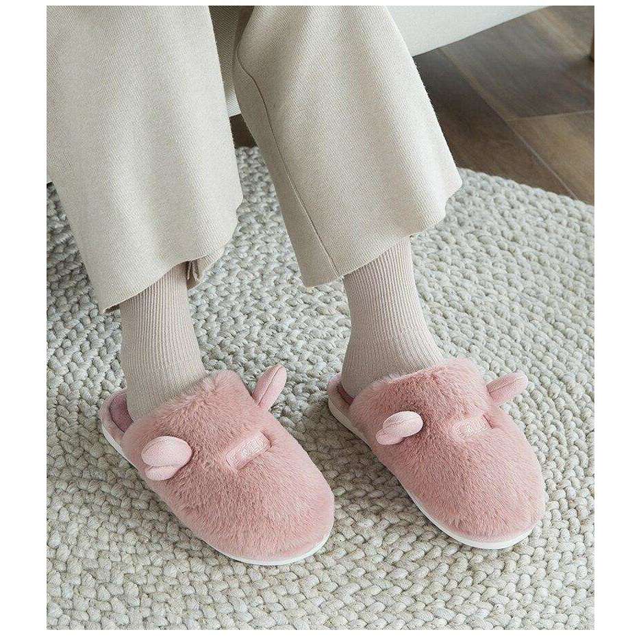 Cute Non-Slip Plush Women Slippers