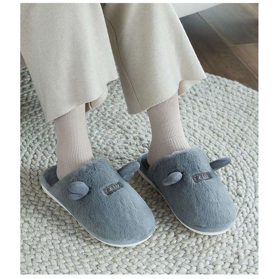 Cute Non-Slip Plush Women Slippers