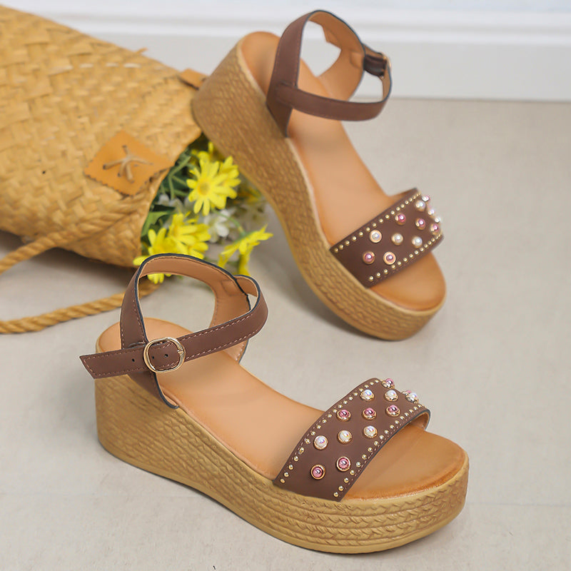 Women Strap Gladiator Sandal Wedges