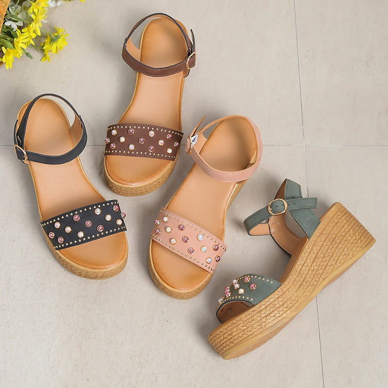 Women Strap Gladiator Sandal Wedges