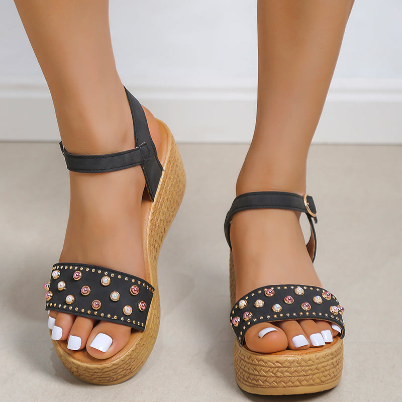 Women Strap Gladiator Sandal Wedges