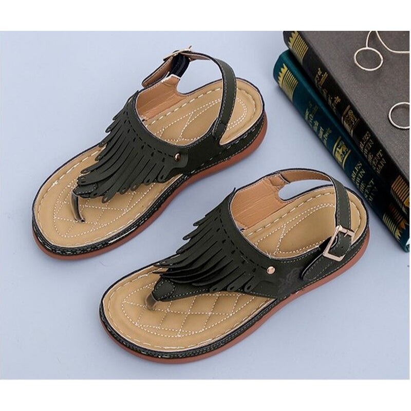 Fashion Fringe Wedges Sandals